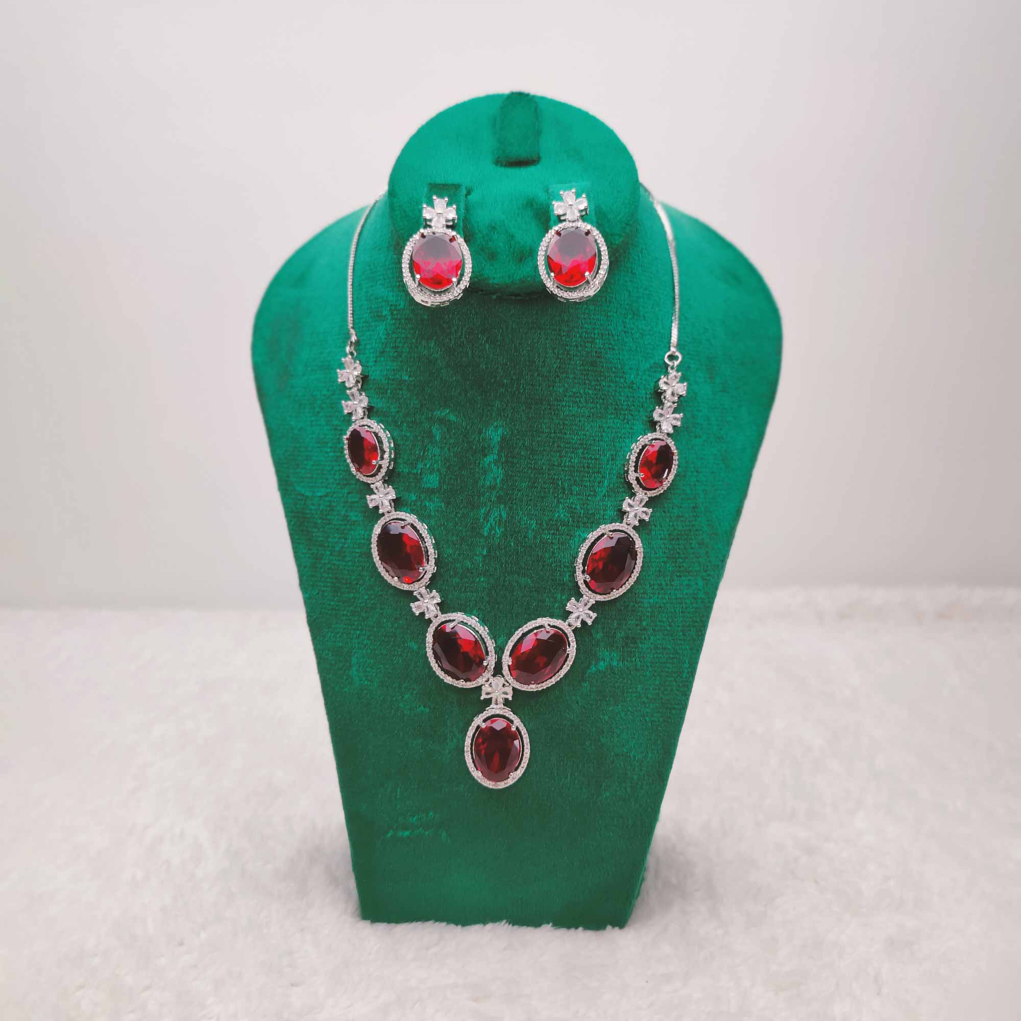 AD Doublet Stone Jewelry Set – Saifee Jewelry
