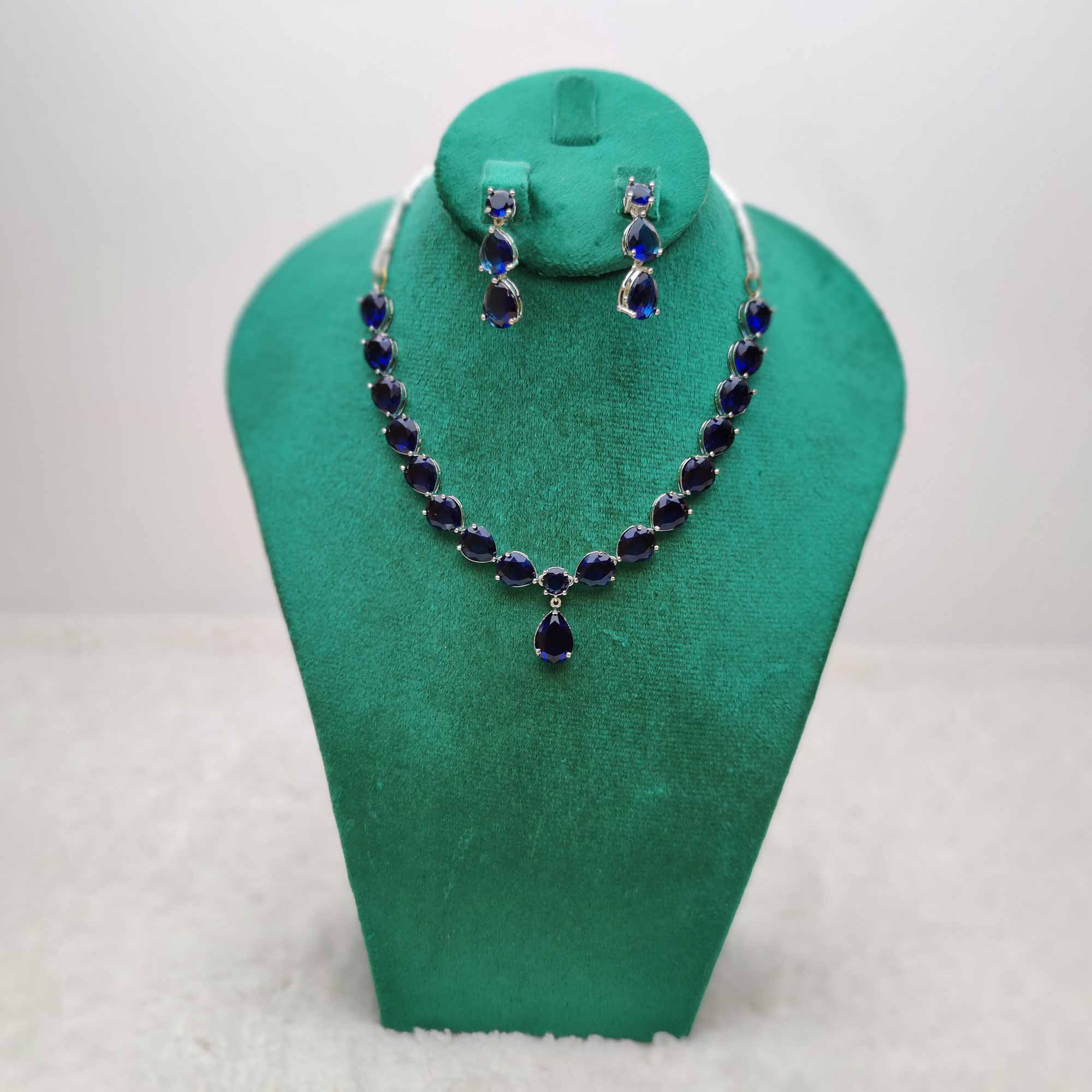 Shimmering Teardrop Necklace – Saifee Jewelry