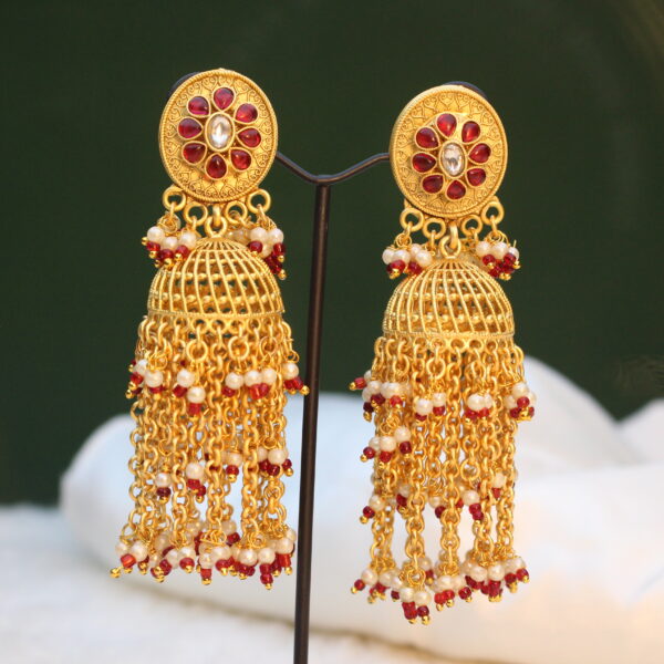 Gulnaar Rajwaadi Jhumkas